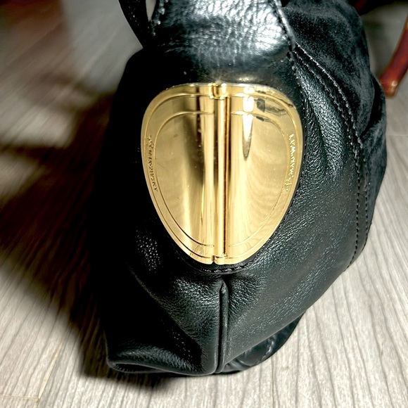 B. Makowsky leather and suede shoulder bag - Picture 2 of 8